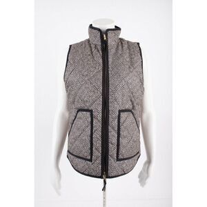 J.Crew Womens Excursion Puffer Vest Jacket Zip S